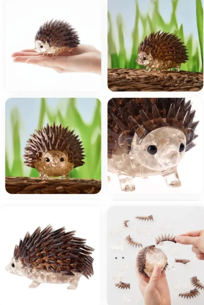 Crystal Puzzle : Hedgehog (55)