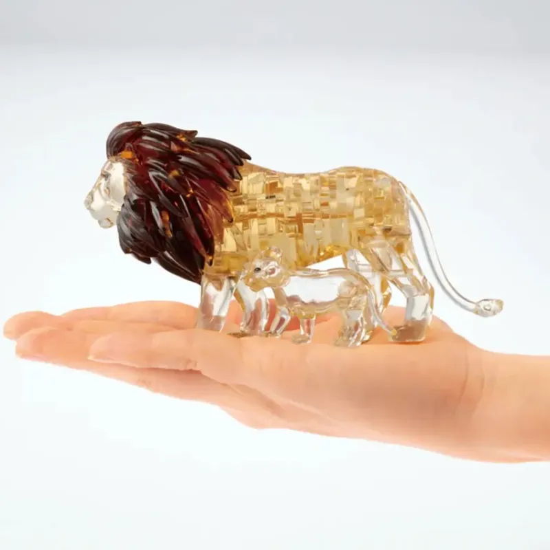 Crystal Puzzle : Lion & Cub (55)