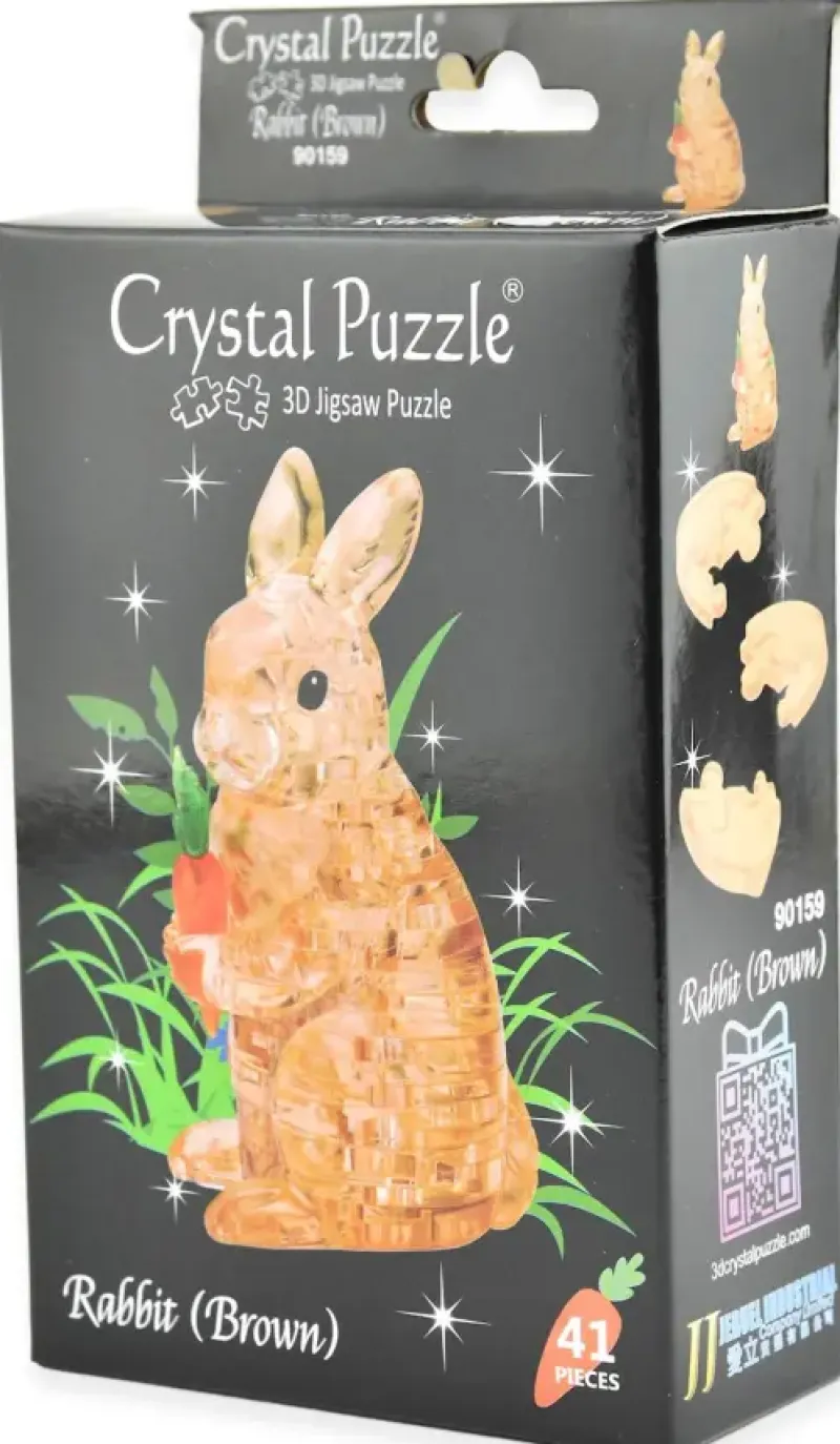 Crystal Puzzle : Rabbit - Brown (41)