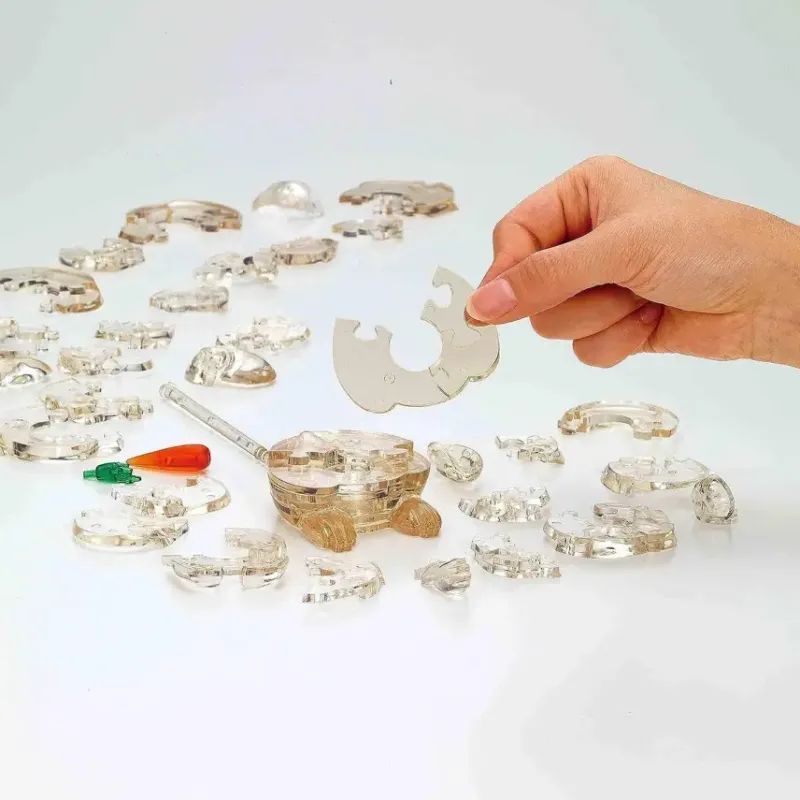 Crystal Puzzle : Rabbit - Brown (41)