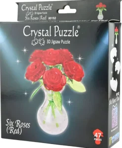 Crystal Puzzle : Six Roses - Red (47)