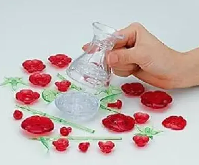 Crystal Puzzle : Six Roses - Red (47)