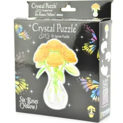 Crystal Puzzle : Six Roses - Yellow (47)