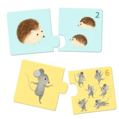Övriga Djeco: Puzzle Duo - Baby Animals (24)