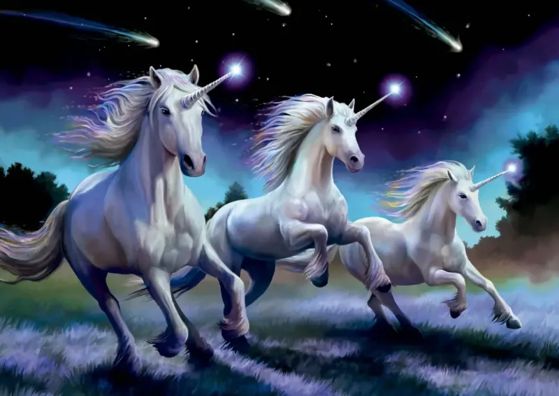 Educa : Anne Stokes - Shooting Stars Unicorns (1000)