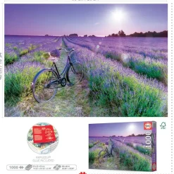Educa : Bike in a Lavender Field (1000)
