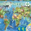 Educa : Dinosaurs World Map (150)