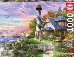 Educa : Dominic Davison - Lighthouse at Rock Bay (1000)