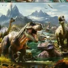 Educa : Fierce Dinosaurs (1000)