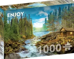 Enjoy : A Log Cabin by the Rapids (1000)