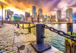 Enjoy : Boston Harbor at Dusk, USA (1000)