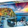 Enjoy : Manarola Harbor at Sunset, Cinque Terre, Italy (1000)