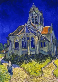 Enjoy : The Church in Auvers-sur-Oise, Vincent Van Gogh (1000)