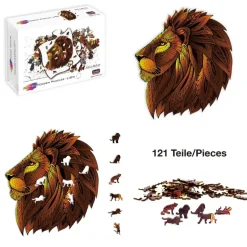 Eureka : Rainbow Wooden Puzzles, Lion (121)