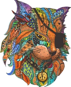 Eureka : Rainbow Wooden Puzzles, Pirate Cat (116)