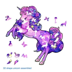Eureka : Rainbow Wooden Puzzles, Unicorn (110)