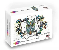 Eureka : Rainbow Wooden Puzzles, Wolf (180)