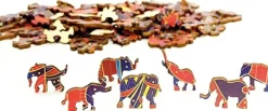 Eureka : Rainbow Wooden Puzzles, Elephant (120)