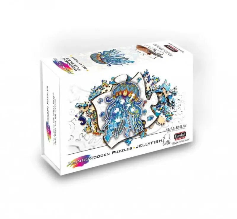 Eureka : Rainbow Wooden Puzzles, Jellyfish (106)