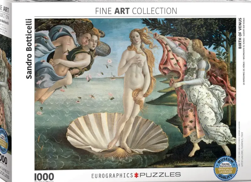 EuroGraphics : Botticelli - Birth of Venus (1000)