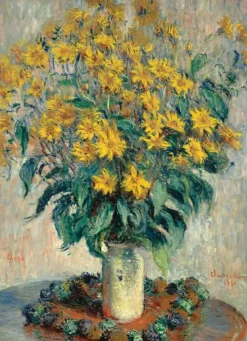 EuroGraphics : Claude Monet - Jerusalem Artichoke Flowers (1000)