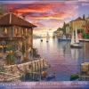 EuroGraphics : Dominic Davison - Mediterranean Harbor (1000)