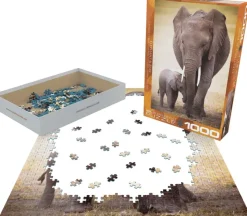 EuroGraphics : Elephant & Baby (1000)