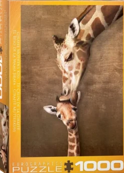 EuroGraphics : Giraffe Mother's Kiss (1000)