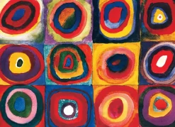 EuroGraphics : Kandinsky - Colour Study of Squares (1000)