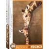 EuroGraphics : Large Pieces - Giraffe Mother's Kiss (500)