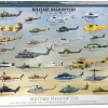 EuroGraphics : Large Pieces - Military Helicopter (500)