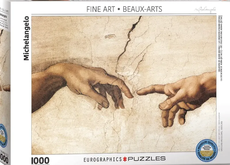 EuroGraphics : Michelangelo - Creation of Adam (1000)