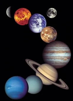 EuroGraphics : NASA - The Solar System (1000)