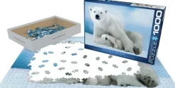 EuroGraphics : Polar Bear and Baby (1000)
