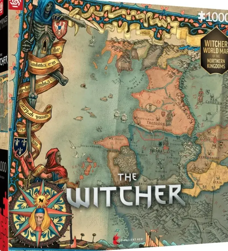 Good Loot : Gaming Puzzle Series - The Witcher, The Northern Kingdoms Map (1000)