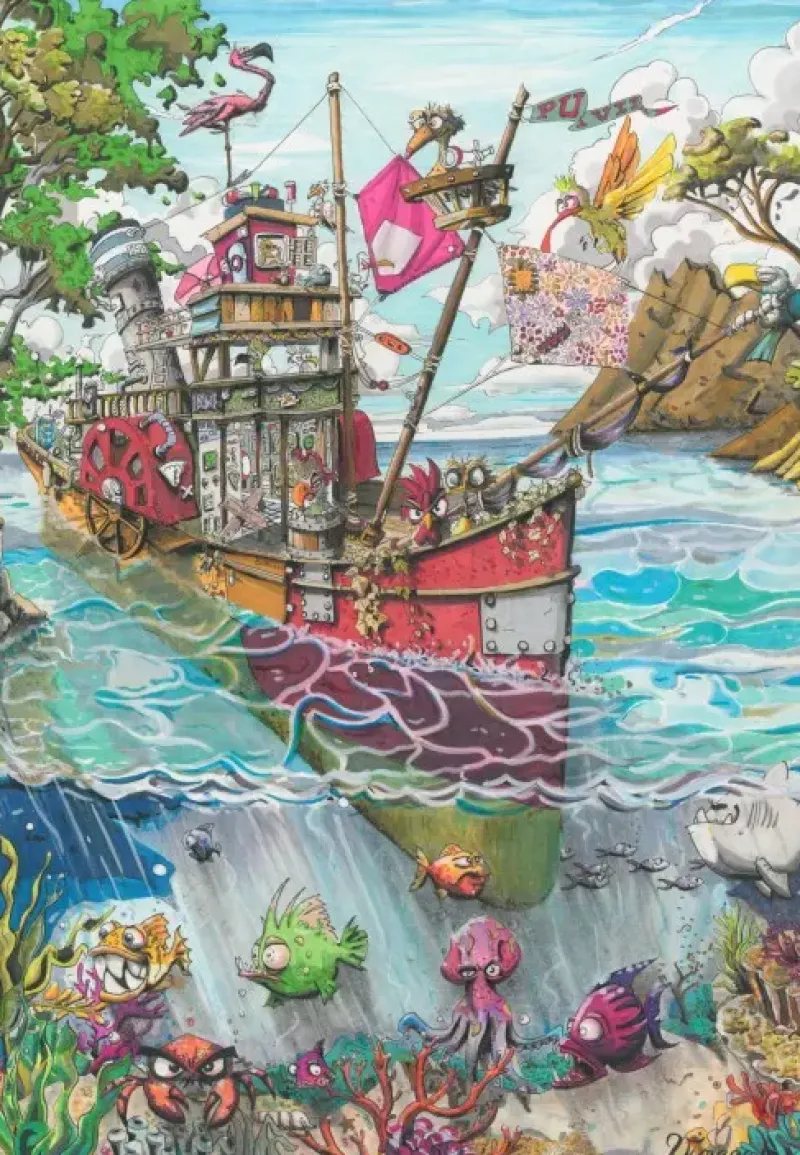 Grafika : Bird Island (1000)