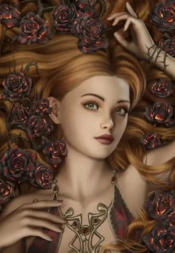 Grafika : Cris Ortega - Burnt Rose (1000)