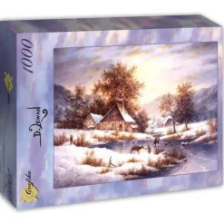 Grafika : Dennis Lewan - Amber Sky of Winter (1000)