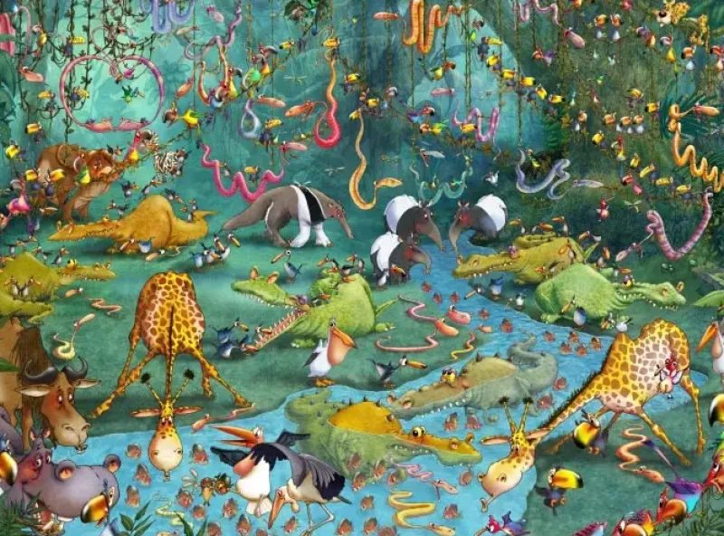 Grafika : Francois Ruyer - Jungle (2000)