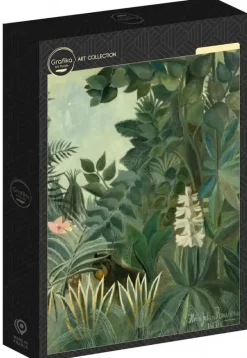 Grafika : Henri Rousseau - Equatorial Jungle, 1909 (1000)