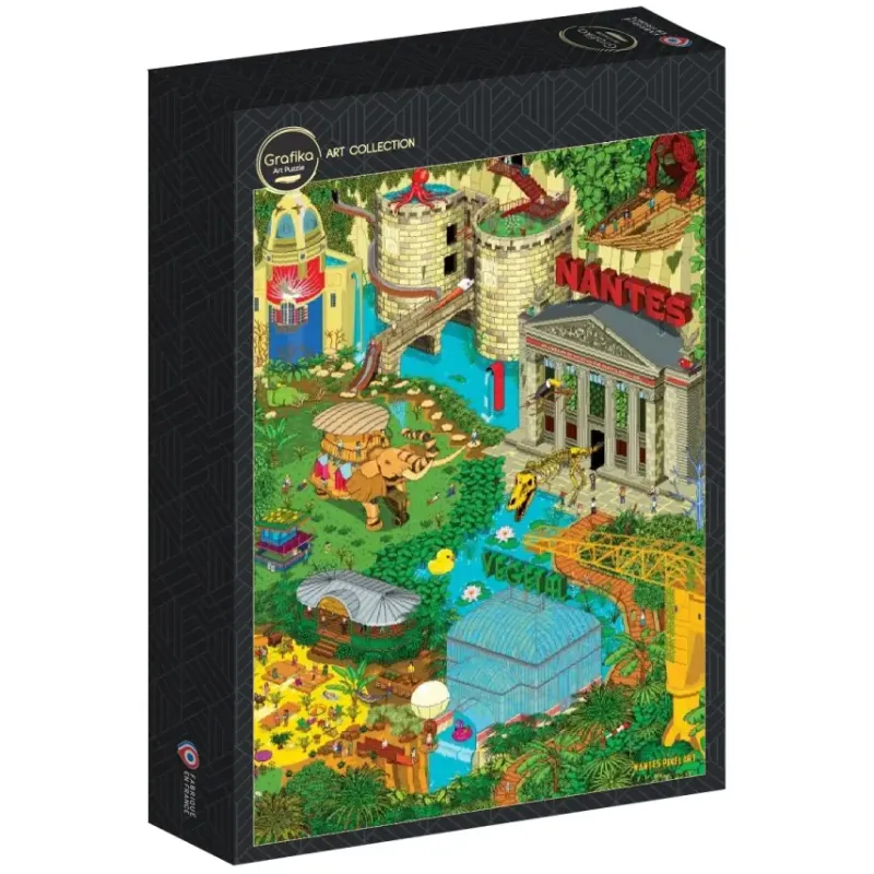 Grafika : Nantes - Green 2 (1000)