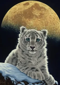 Grafika : Schim Schimmel - Moon Leopard (1000)