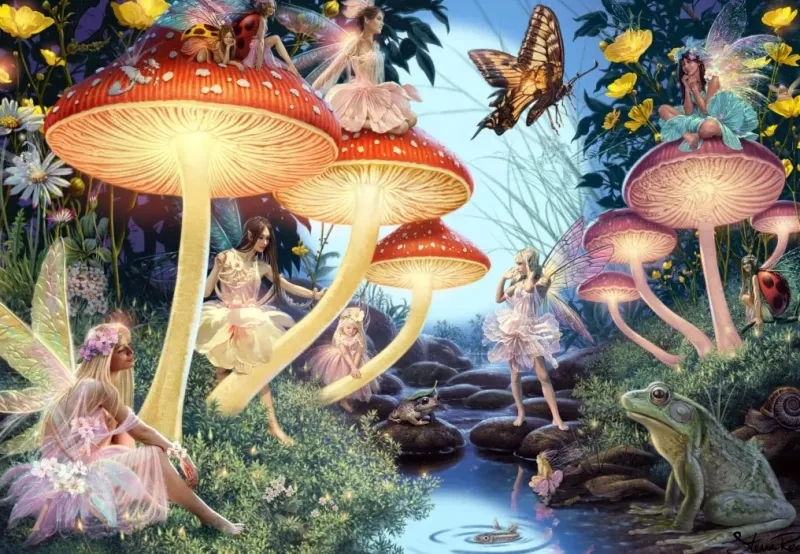 Grafika : Steve Read - Toadstool Brook (1000)