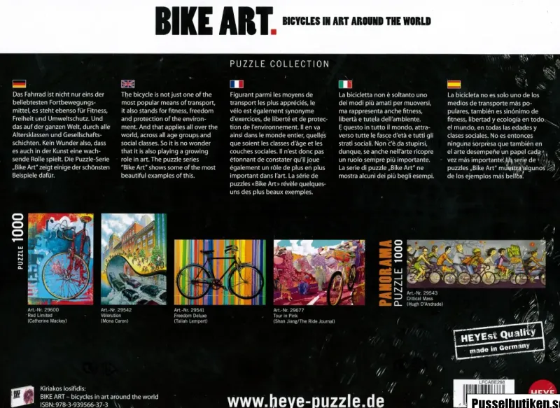 Heye : Bike Art - Tour in Pink (1000)