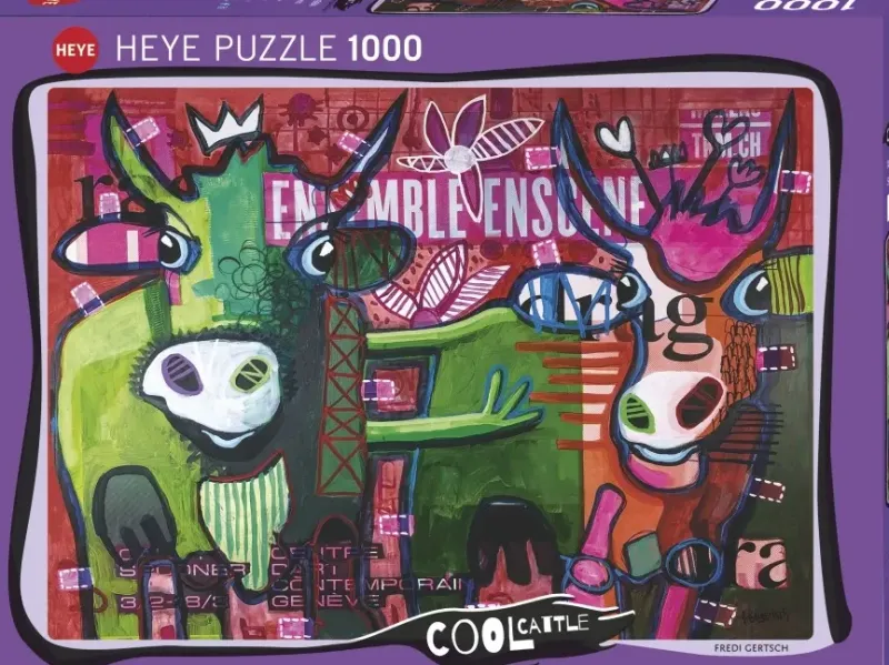 Heye : Cool Cattle - Striped Cows (1000)