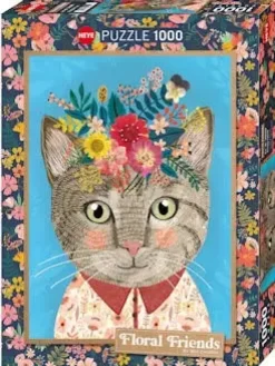 Heye : Floral Friends - Pretty Feline (1000)