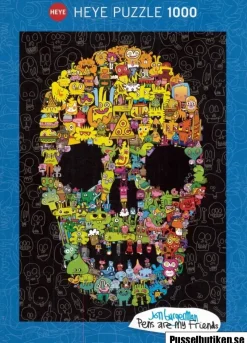Heye : Jon Burgerman - Doodle Skull (1000)