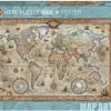 Heye : Map Art - Retro World (1000)