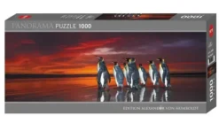 Heye : Panorama - Humboldt, King Penguins (1000)