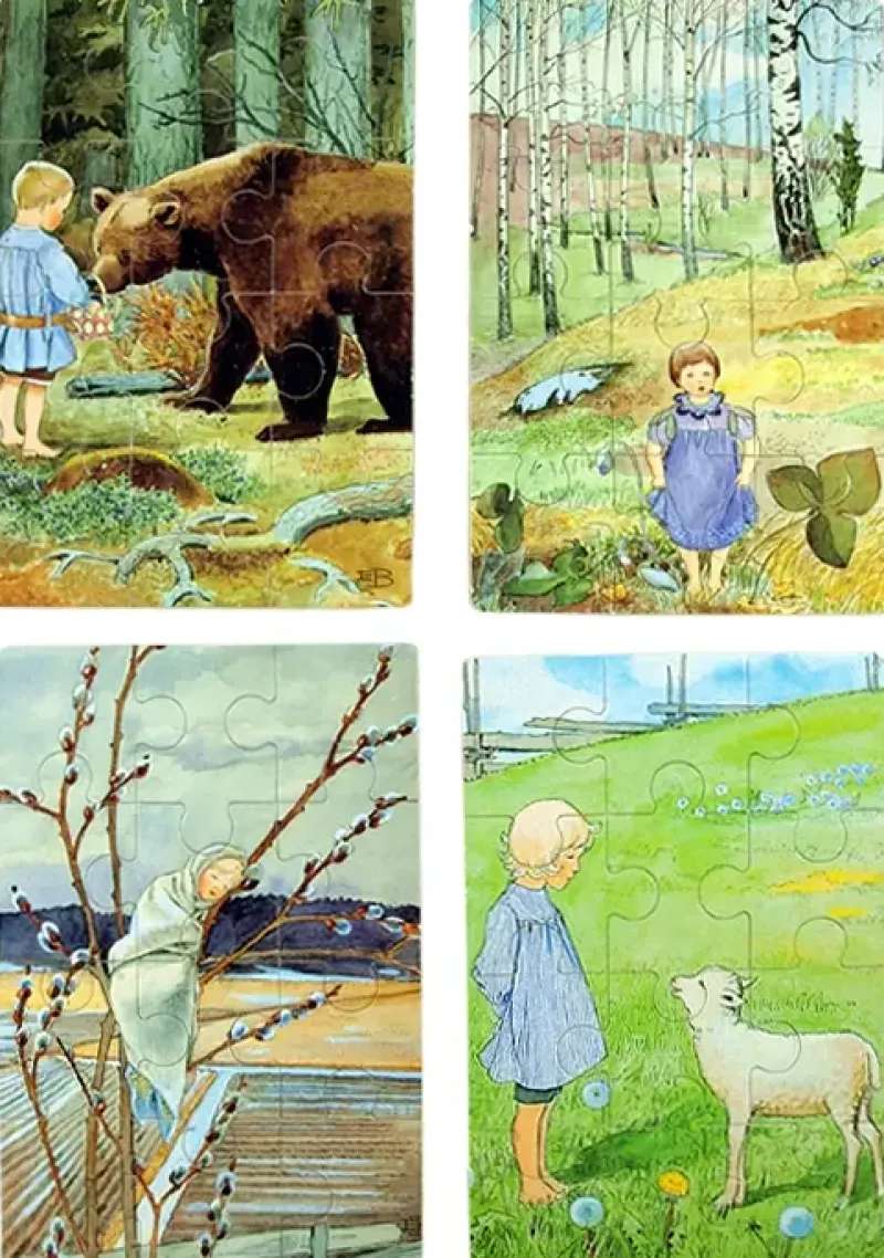 Hjelm Förlag : Elsa Beskow Visor (4 x 12)